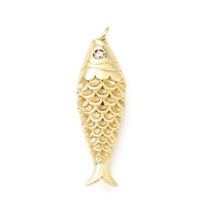 Pendentif poisson pêché