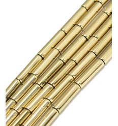 8x2mmmm - hématite tube - chapelet facette