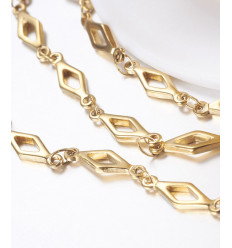 Chaine losange vintage (10cm)