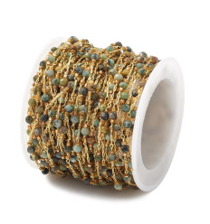 Chaine avec pierre en malachite