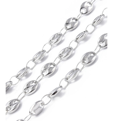 Chaine maillon type Hermes (10cm)