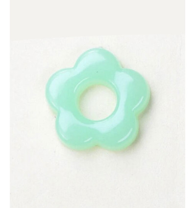 pendentif fleur moyenne en acétate