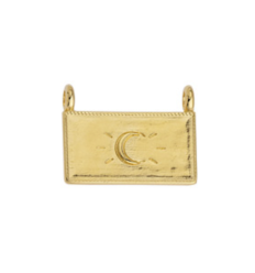 Pendentif rectangle avec lune