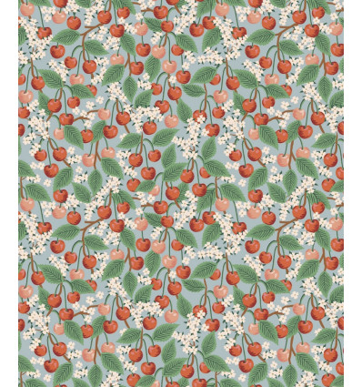 Popeline de coton - Orchard Cerise