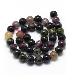 4mm - tourmaline Grade A - Chapelet pierre