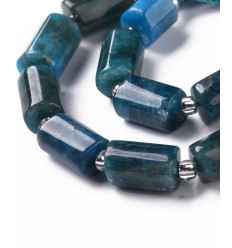 10mm - apatite - Chapelet pierre tube