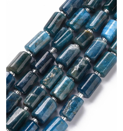10mm - apatite - Chapelet pierre tube
