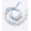 10mm - aigue-marine - Chapelet pierre tube