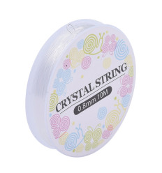 0,8mm - Bobine élastique Crystal (10m)
