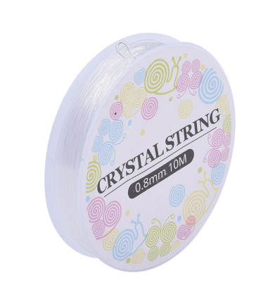 0,8mm - Bobine élastique Crystal (10m)
