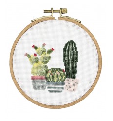 Kit broderie - cactus