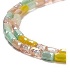 6x4mm - Chapelet perle en verre tube