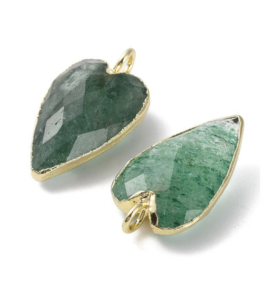 Pendentif grosse coeur en pierre