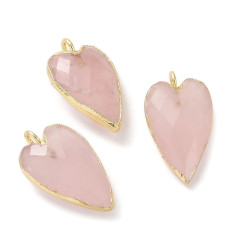 Pendentif grosse coeur en pierre