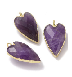 Pendentif grosse coeur en pierre