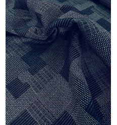 Jacquard Jeans broderie sashiko