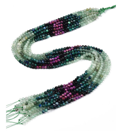 4mm - Mix de pierres - Chapelet pierre