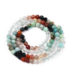 4mm - Mix de pierres - Chapelet pierre