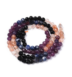 4mm - Mix de pierres - Chapelet pierre