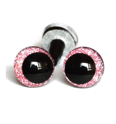 Ø18mm - Yeux de sécurité irisé avec pupille (1 paire)