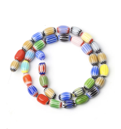 12x8mm - Chapelet perle murano en verre