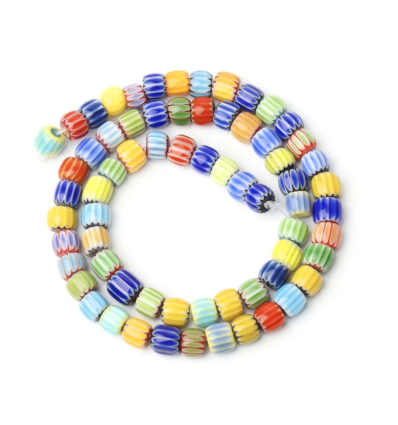 6x7mm - Chapelet perle murano en verre