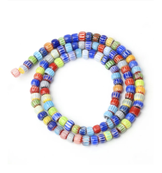 3,5x4,5mm - Chapelet perle murano en verre