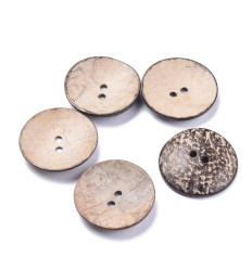 62mm - Bouton en noix de coco