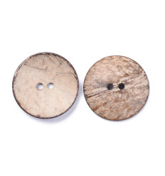 62mm - Bouton en noix de coco