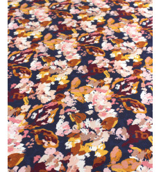 Popeline De Viscose Bella Bleu Indigo