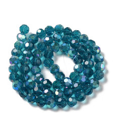 10mm - Chapelet perles à facettes en verre