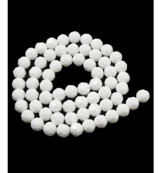 10mm - Chapelet perles à facettes en verre