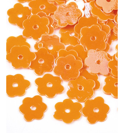 6mm - Sequins fleurs plates à broder
