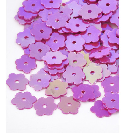 6mm - Sequins fleurs plates à broder