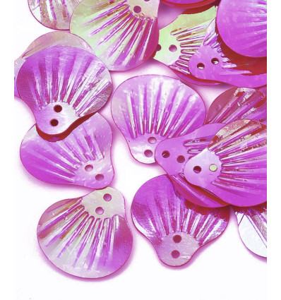 Sequins écailles rose