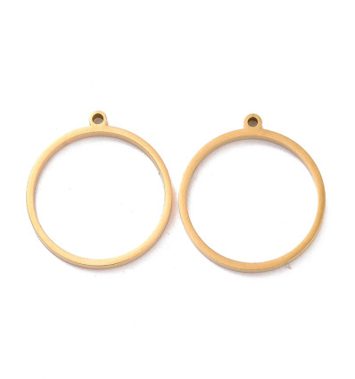 Pendentif cercle pour résine