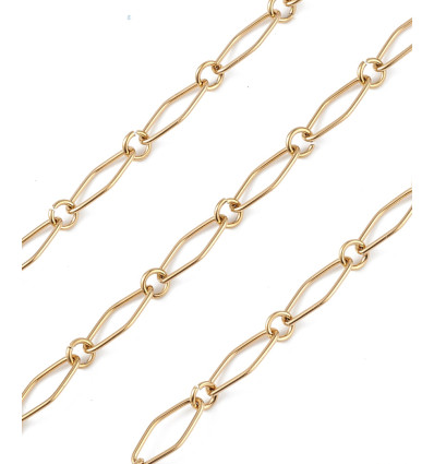 Chaine grand losange vintage (10cm)