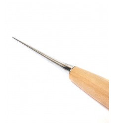 Poinçon métal avec manche en bois