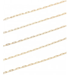 Chaine acier inoxydable - minis mailles rectangles