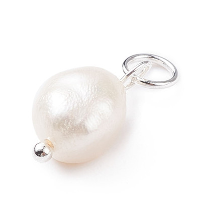 0x0mm - perles de culture naturelles sur tige - 1pc