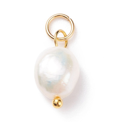 8x7mm - perles de culture naturelles - 1pc