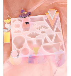 Moule boucles d'oreilles pour résine