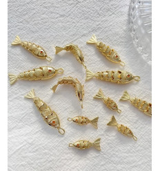 Pendentif poisson pêché