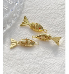 Pendentif poisson pêché