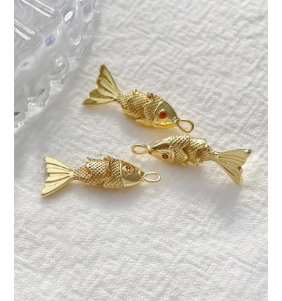 Pendentif poisson pêché