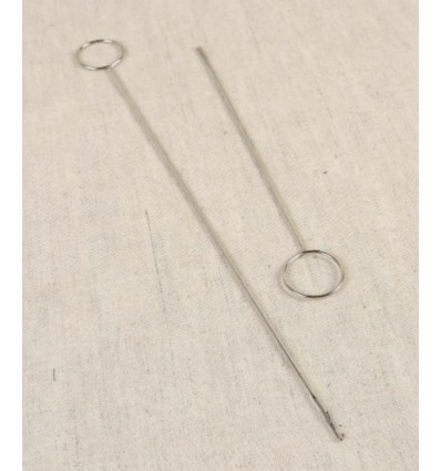 2 pcs - Crochet retourne biais