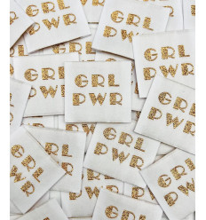 Salut beauté - Étiquette tissée à coudre