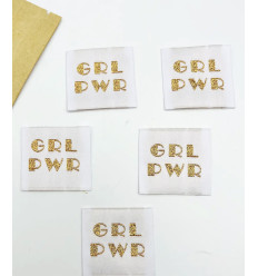 Salut beauté - Étiquette tissée à coudre