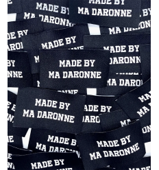 J'irai où tu iras - Étiquette tissée à coudre