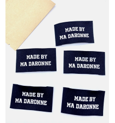 J'irai où tu iras - Étiquette tissée à coudre